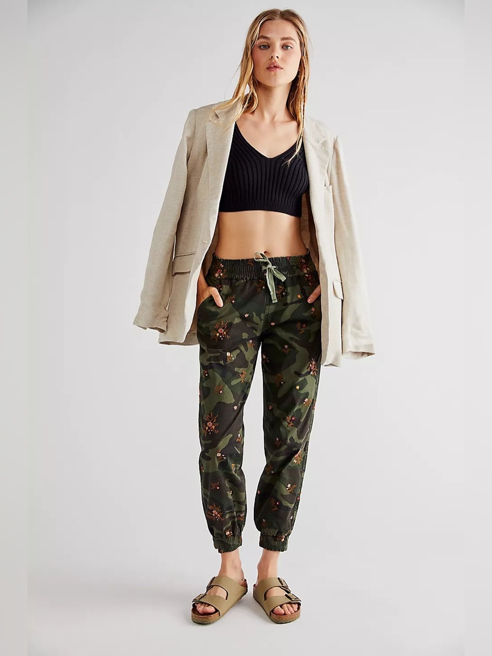 DRIFTWOOD Mimosa Joggers | Green Camo